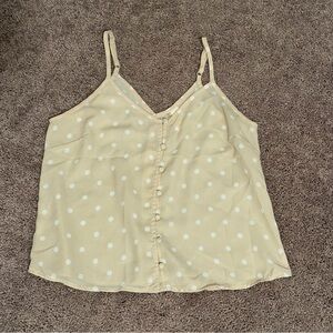 Polka Dot Beige Cami Top
